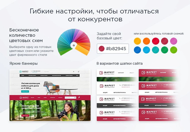 Готовый интернет магазин Аспро: Маркет
