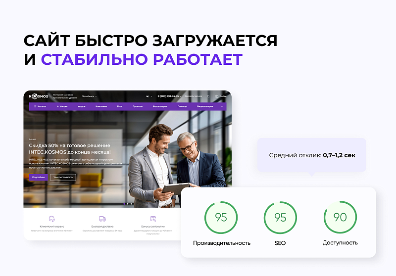 INTEC.Kosmos - программный комплекс для создания интернет-магазинов и сайтов на платформе 1С-Битрикс